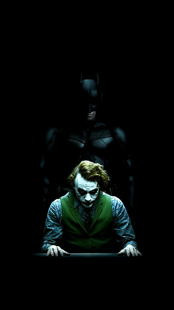 Batman and Joker - The Dark Knight â¤â¤. Find this Pin and more on Amoled Lockscreen Homescreen ... HD phone wallpaper